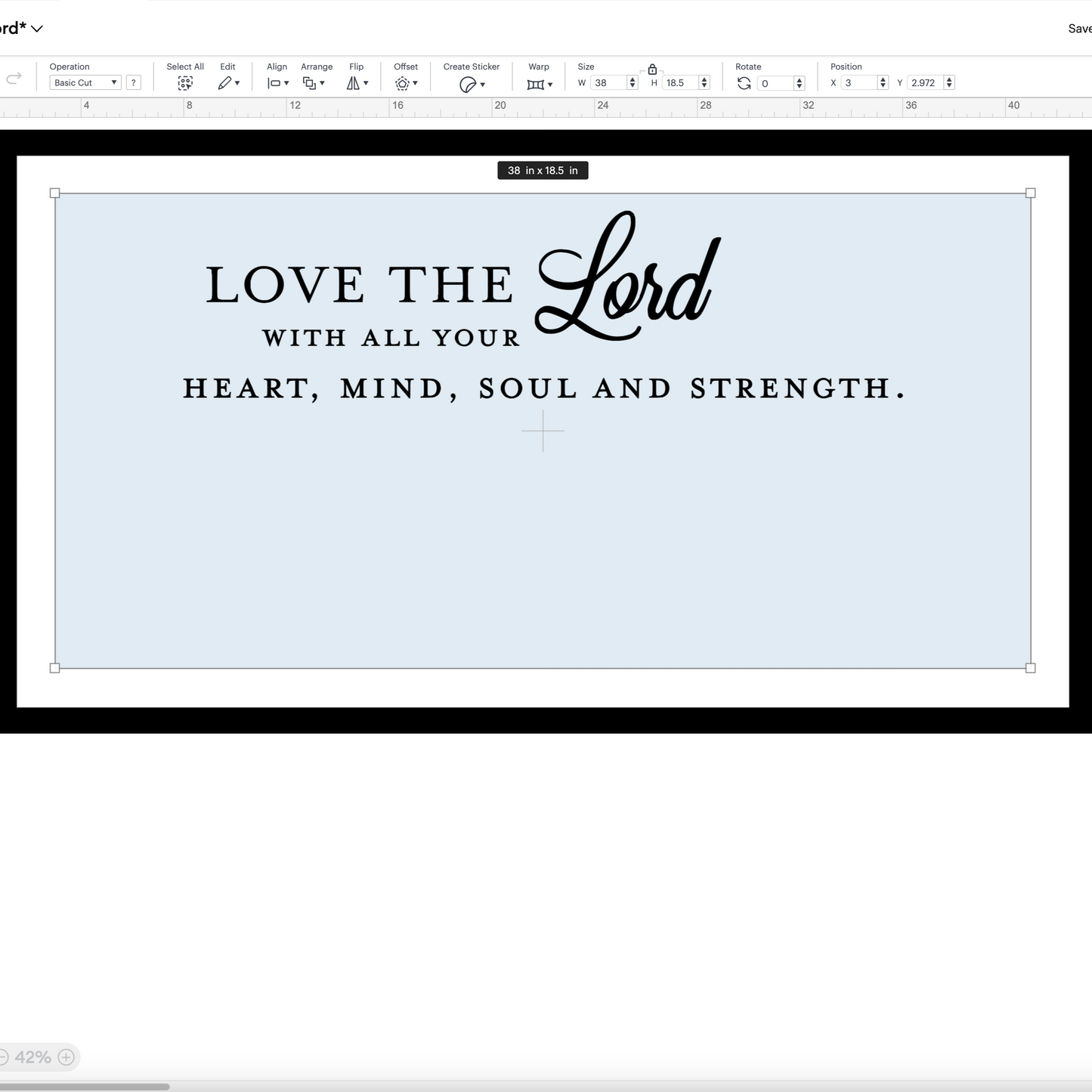 Custom Scripture Decal - Amazing Faith Designs