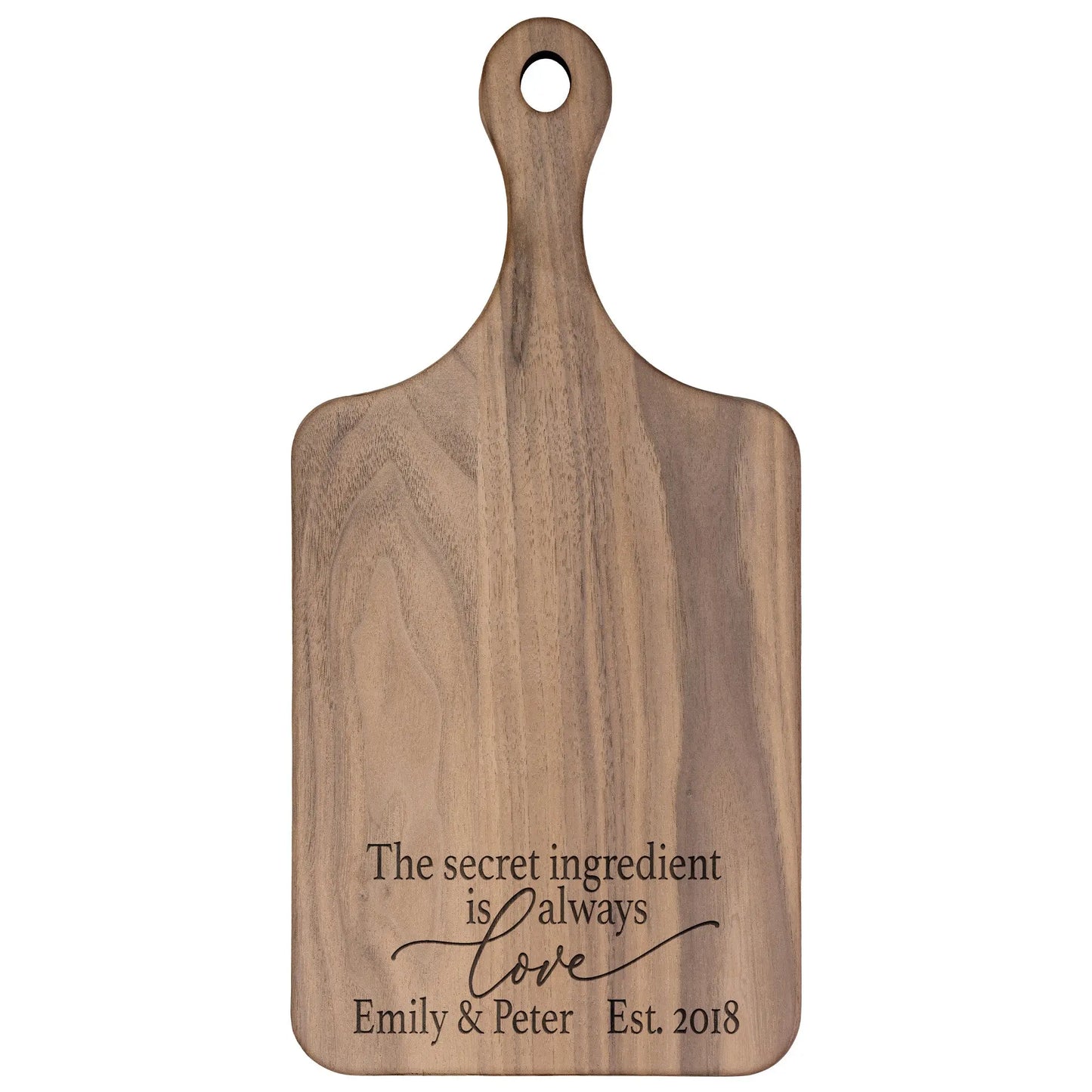 Secret Ingredient Charcuterie Board, Couple Cutting Board, Wedding Gift - Amazing Faith Designs