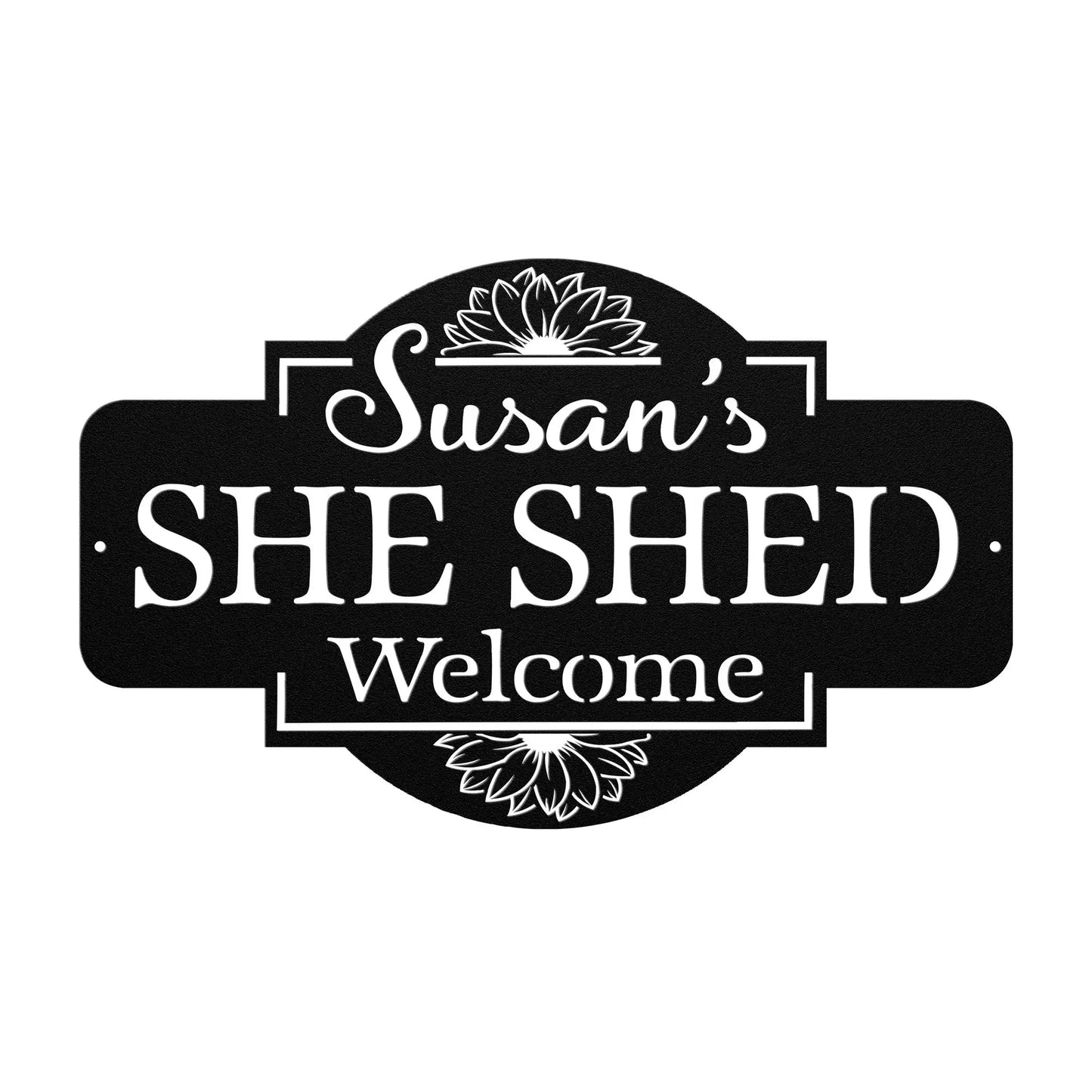 She Shed Metal Sign teelaunch