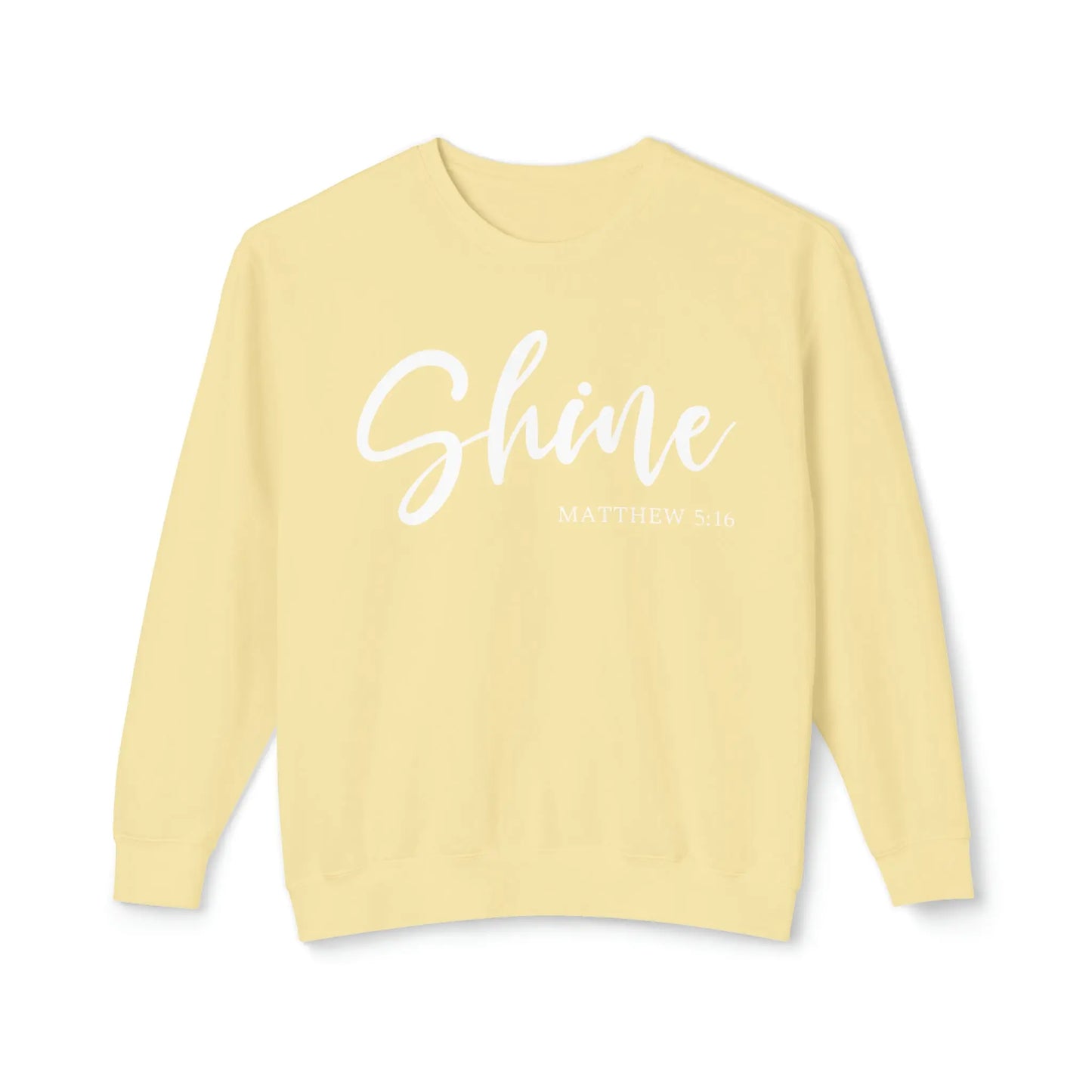 Shine Lightweight Crewneck Sweatshirt Printify