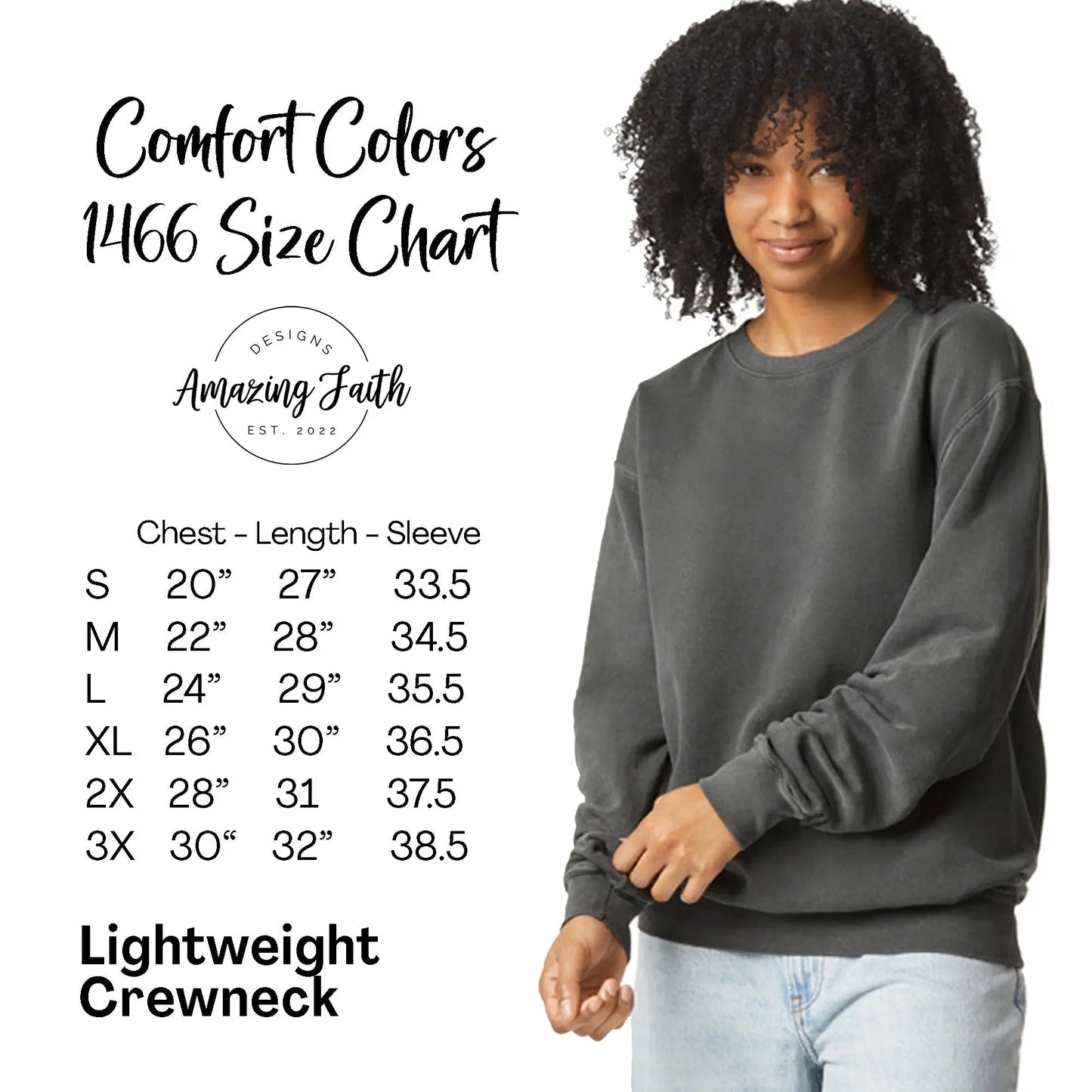 Shine Lightweight Crewneck Sweatshirt Printify