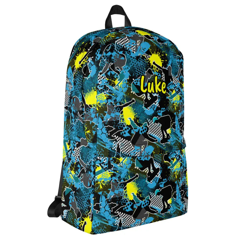 Skateboard Personalized Backpack Amazing Faith Designs