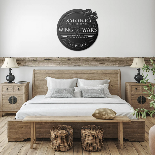 Smoke on the Rail - Wing Wars Trophy Sign teelaunch