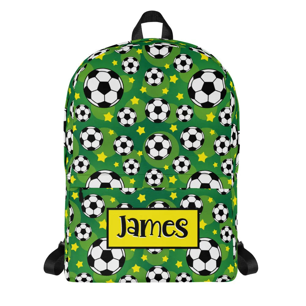 Soccer Personalized Backpack Amazing Faith Designs