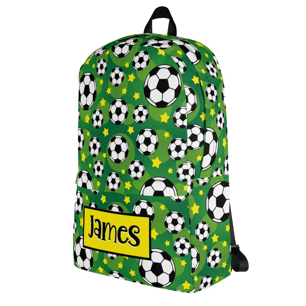 Soccer Personalized Backpack Amazing Faith Designs