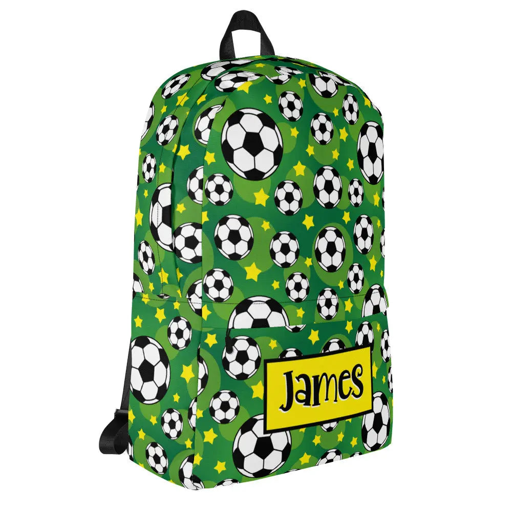 Soccer Personalized Backpack Amazing Faith Designs