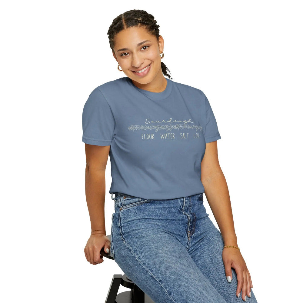 Sourdough Love T-Shirt – Flour Water Salt Tee | Gift for Sourdough Bakers - Amazing Faith Designs