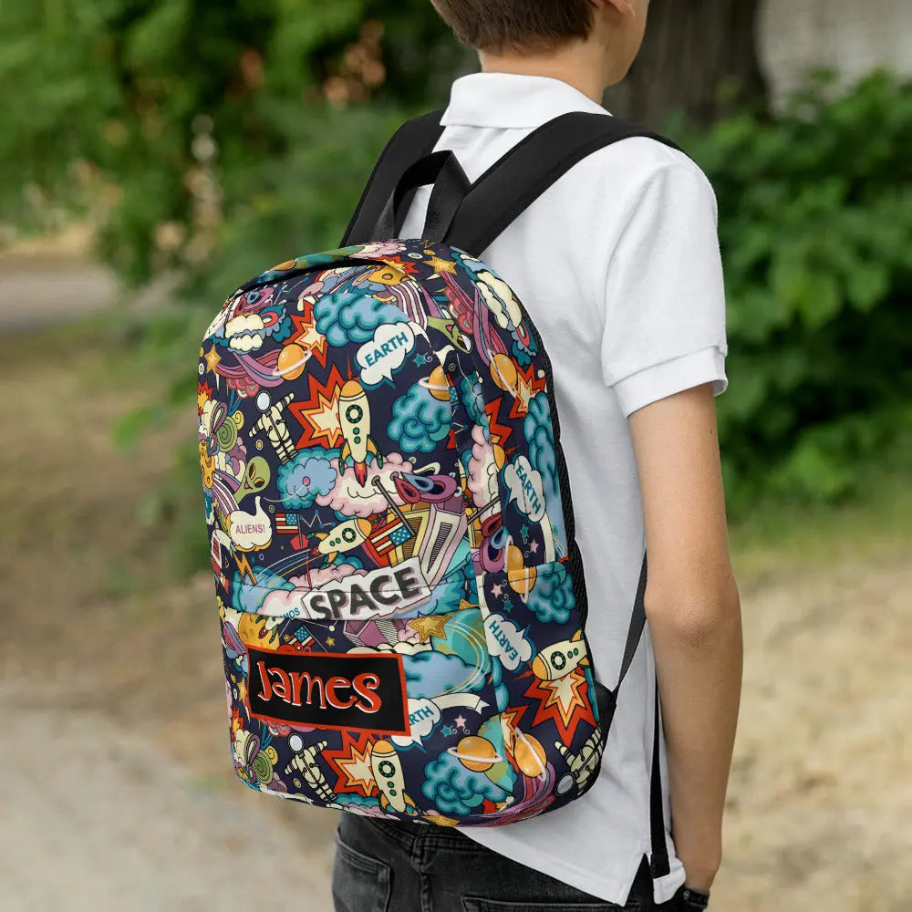Space Personalized Backpack Amazing Faith Designs