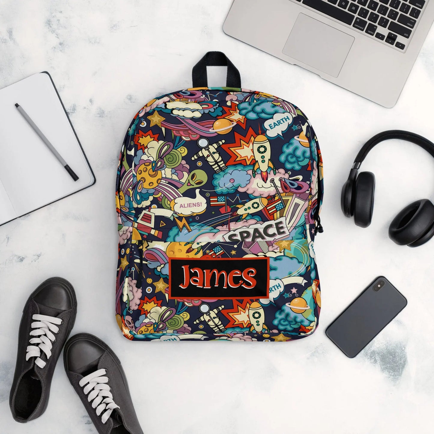 Space Personalized Backpack Amazing Faith Designs