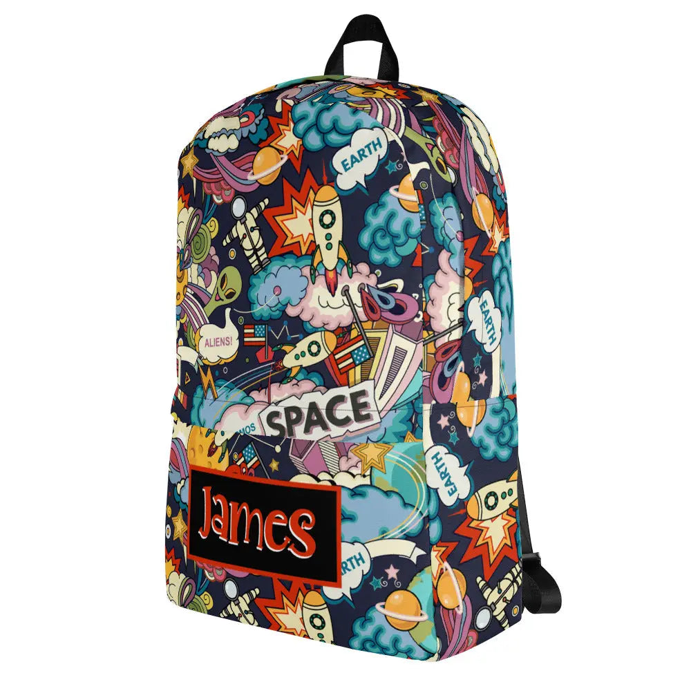 Space Personalized Backpack Amazing Faith Designs