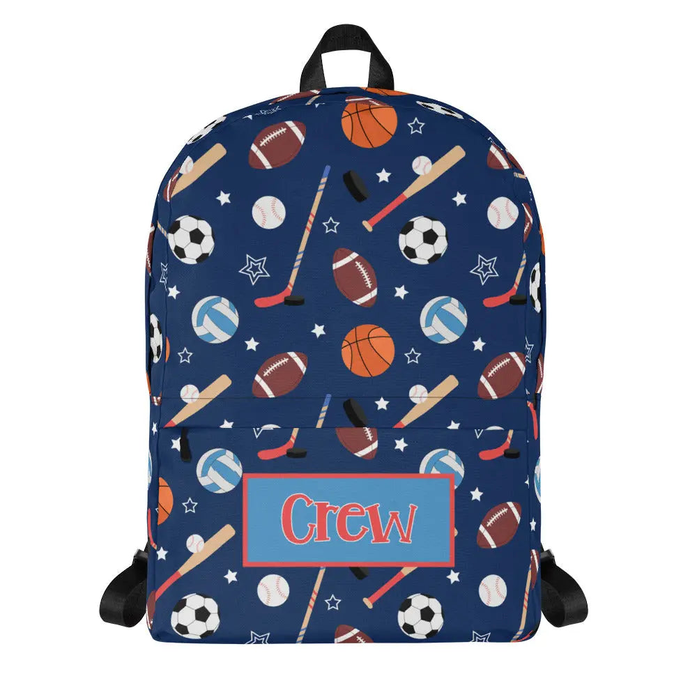 Sports Personalized Backpack Amazing Faith Designs