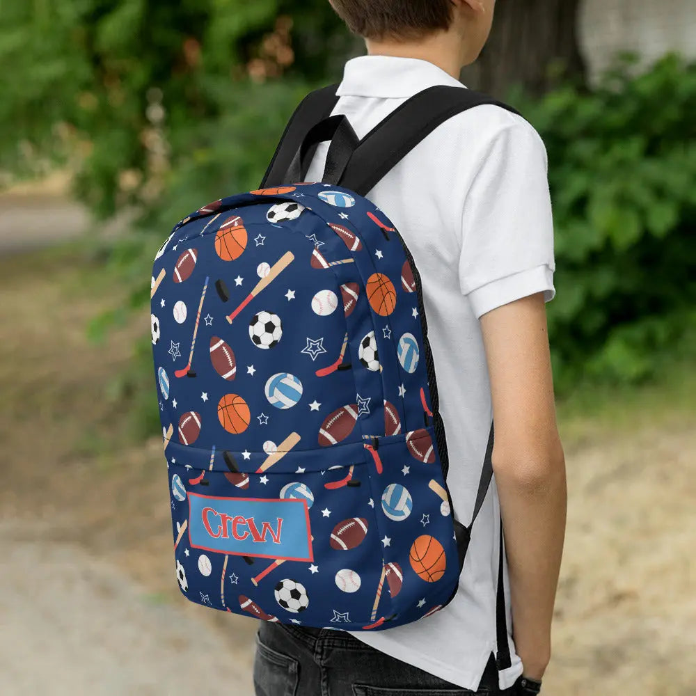 Sports Personalized Backpack Amazing Faith Designs