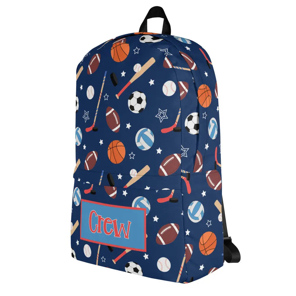 Sports Personalized Backpack Amazing Faith Designs