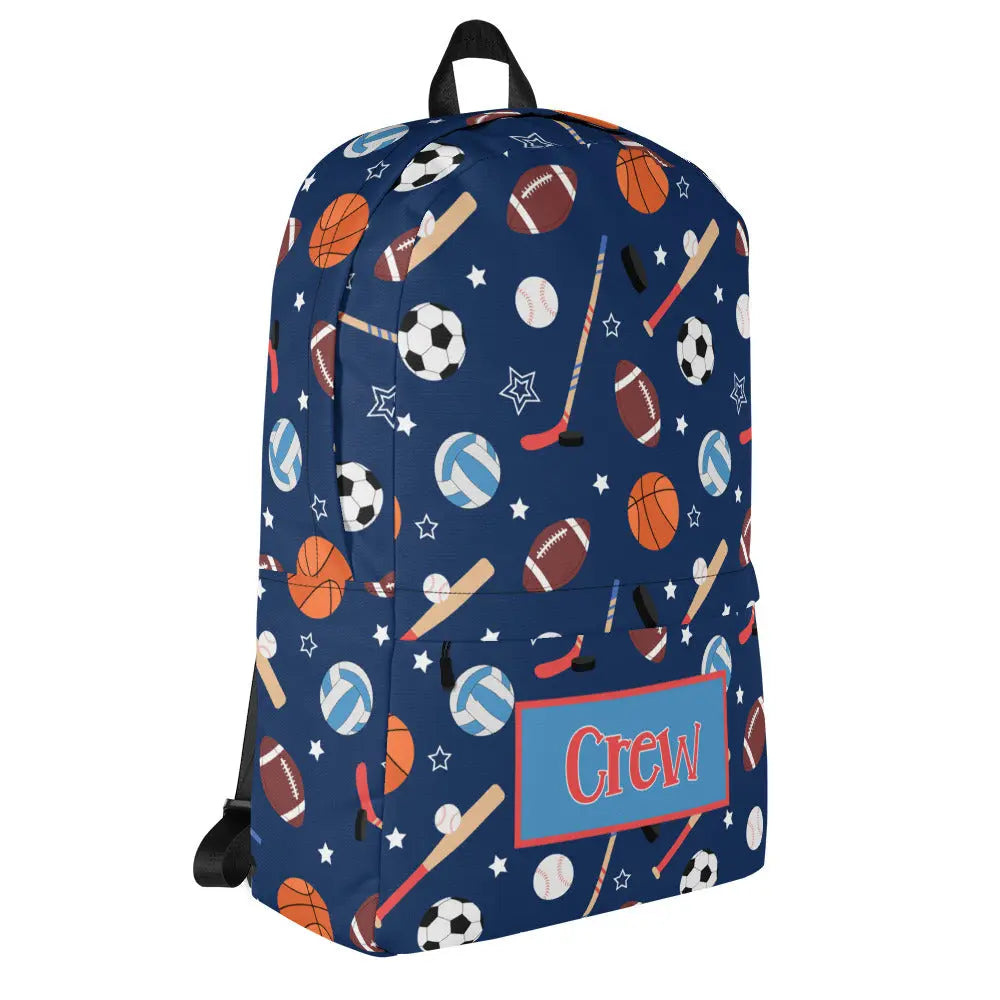 Sports Personalized Backpack Amazing Faith Designs