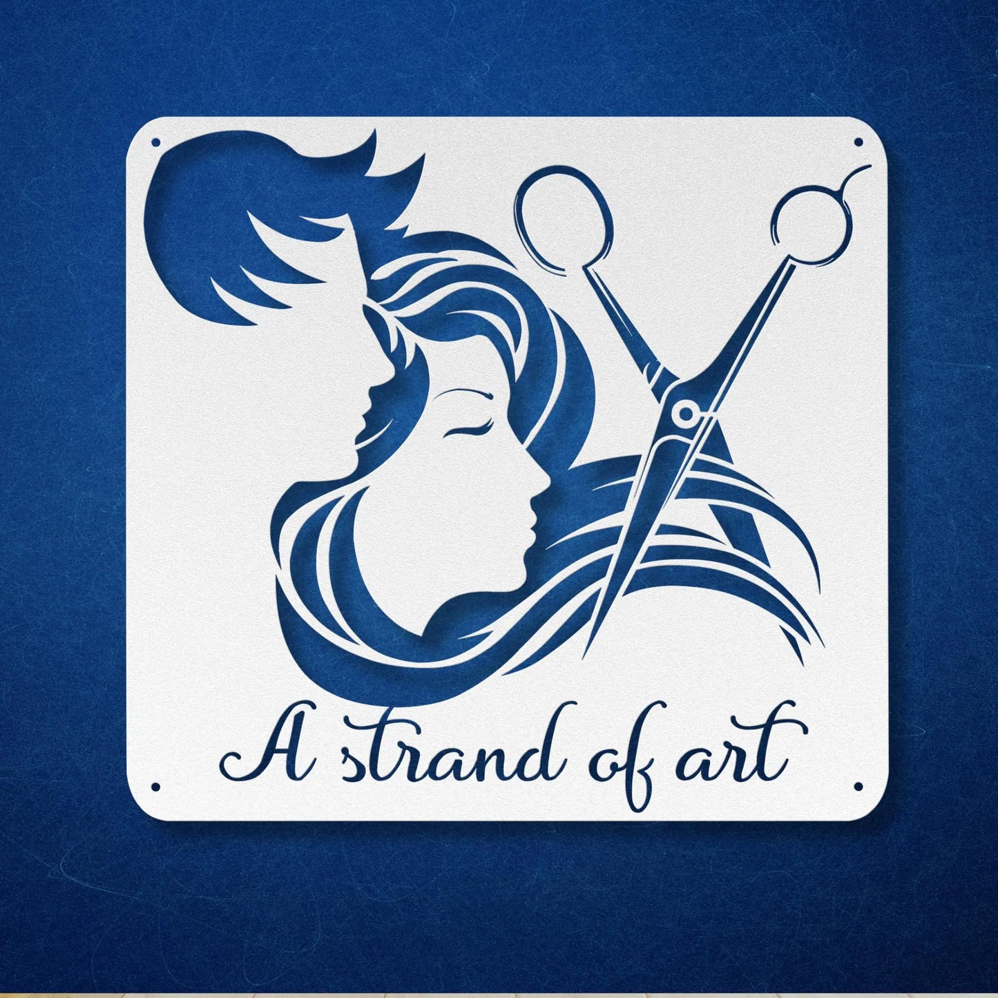 Strand of Art Hair Salon Metal Sign teelaunch