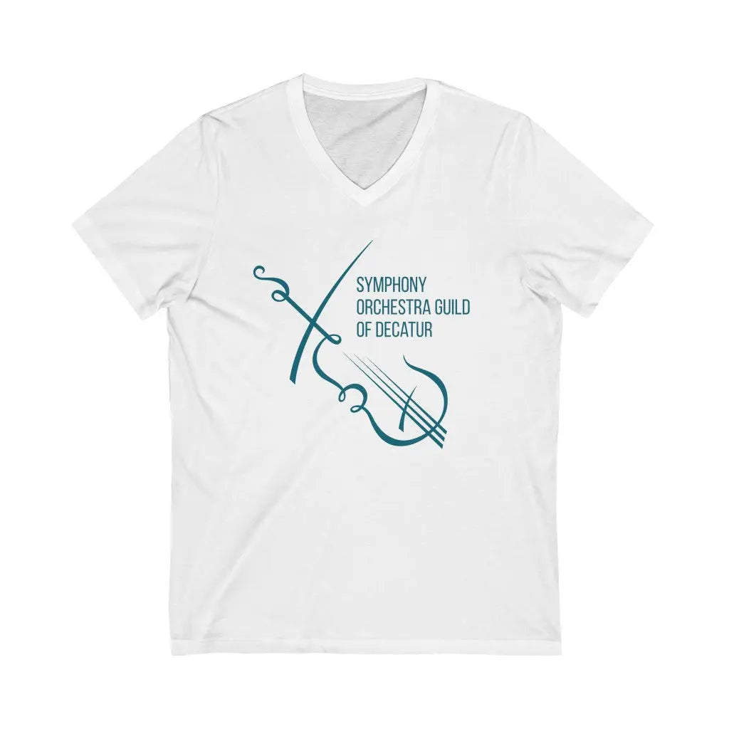 Symphony Orchestra Guild of Decatur V-Neck T-shirt - Amazing Faith Designs