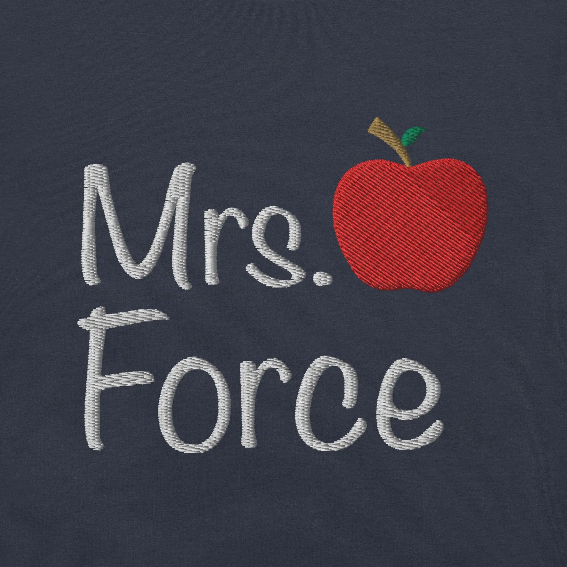 Teacher Personalized Embroidered T-shirt Amazing Faith Designs