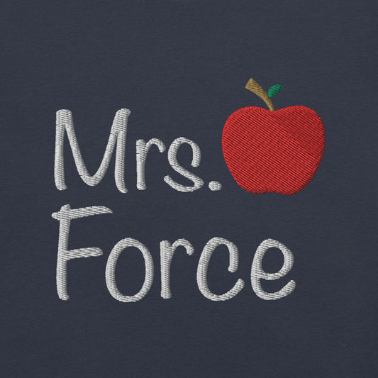 Teacher Personalized Embroidered T-shirt Amazing Faith Designs