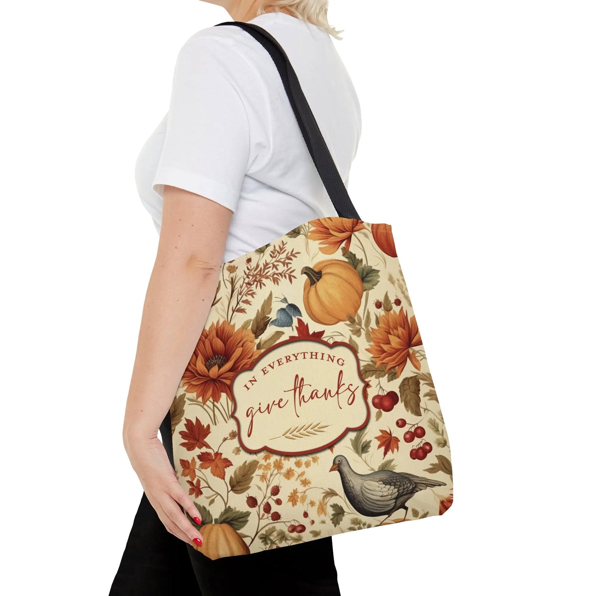 Thanksgiving Christian Tote Bag - Amazing Faith Designs