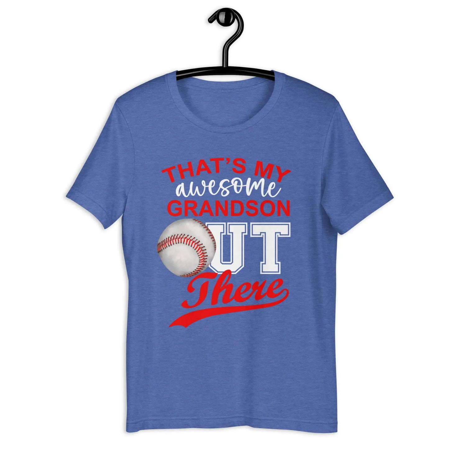 That's My Awesome Grandson Baseball Unisex t-shirt Amazing Faith Designs