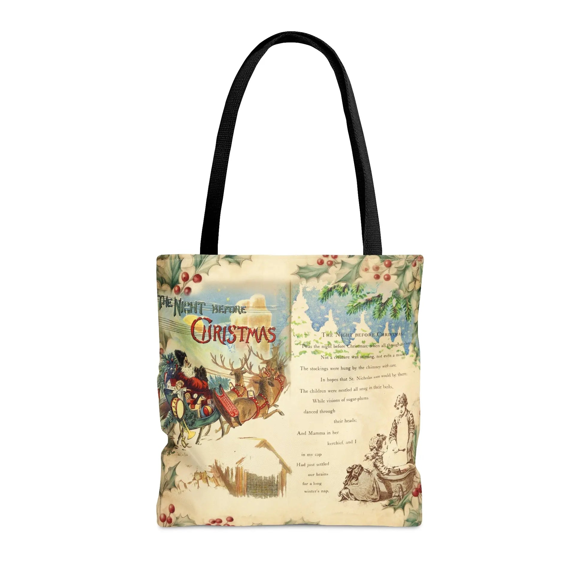 The Night Before Christmas Tote Bag - Amazing Faith Designs
