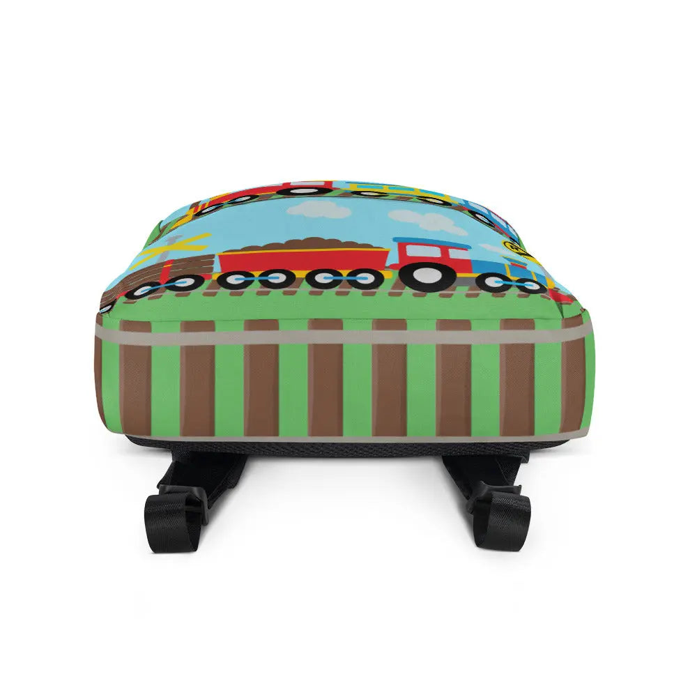 Train Personalized Backpack Amazing Faith Designs