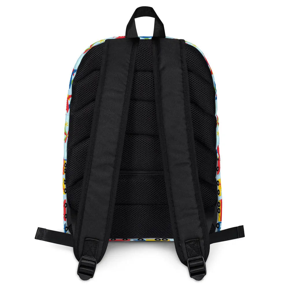 Transportation Personalization Backpack Amazing Faith Designs