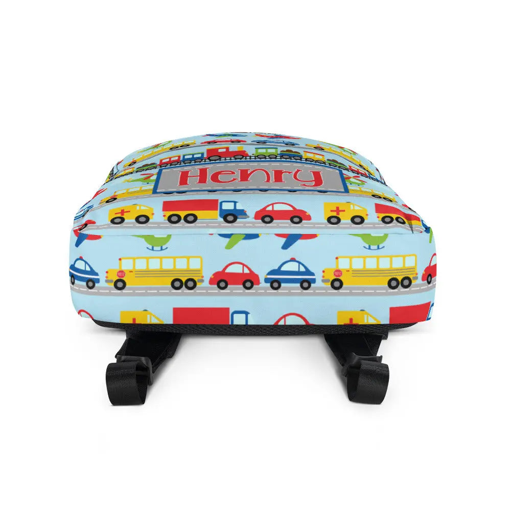 Transportation Personalization Backpack Amazing Faith Designs