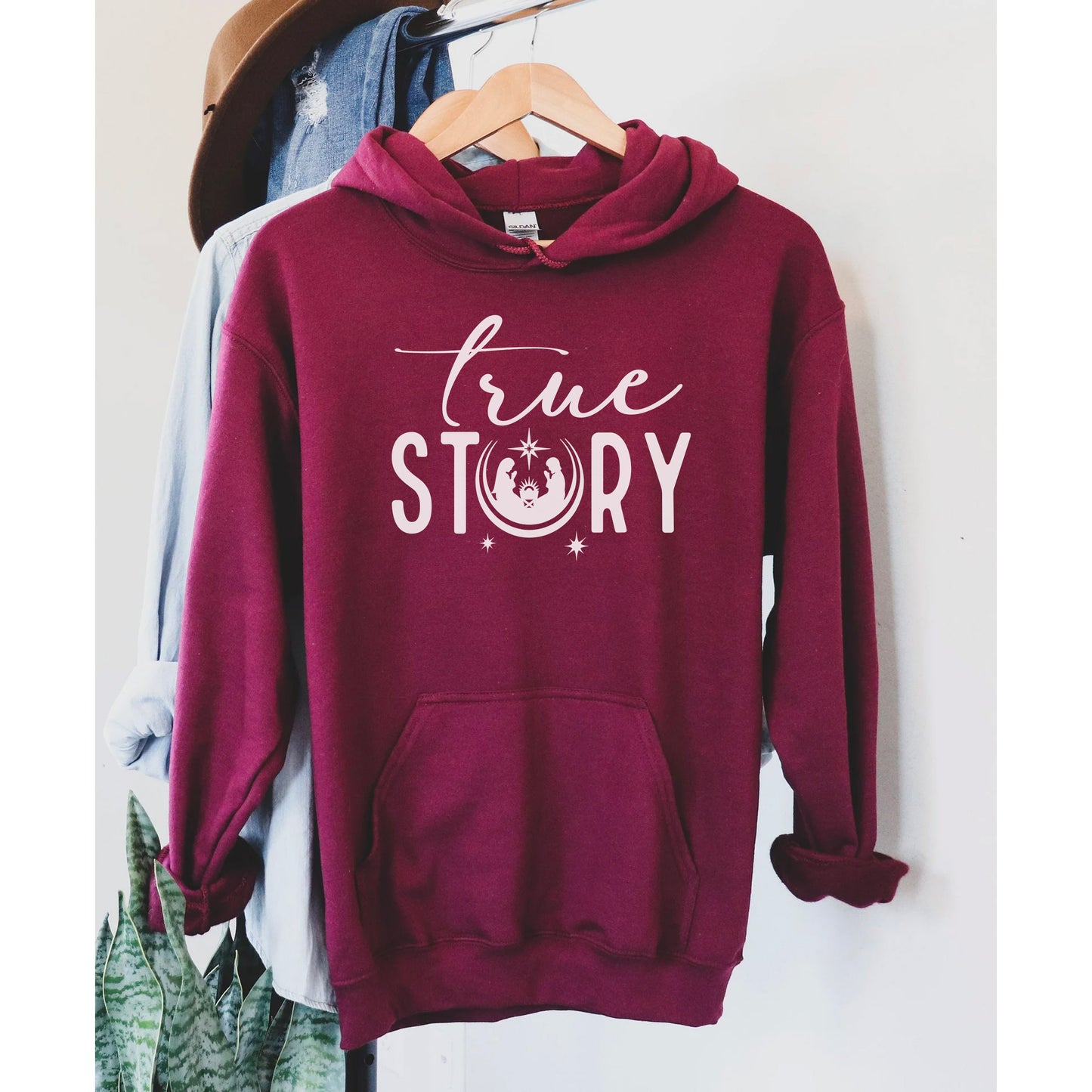 True Story Christian Christmas Hoodie Sweatshirt - Amazing Faith Designs