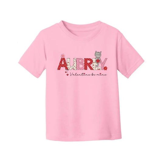 Valentine's Day Toddler Name Shirt Awkward Styles