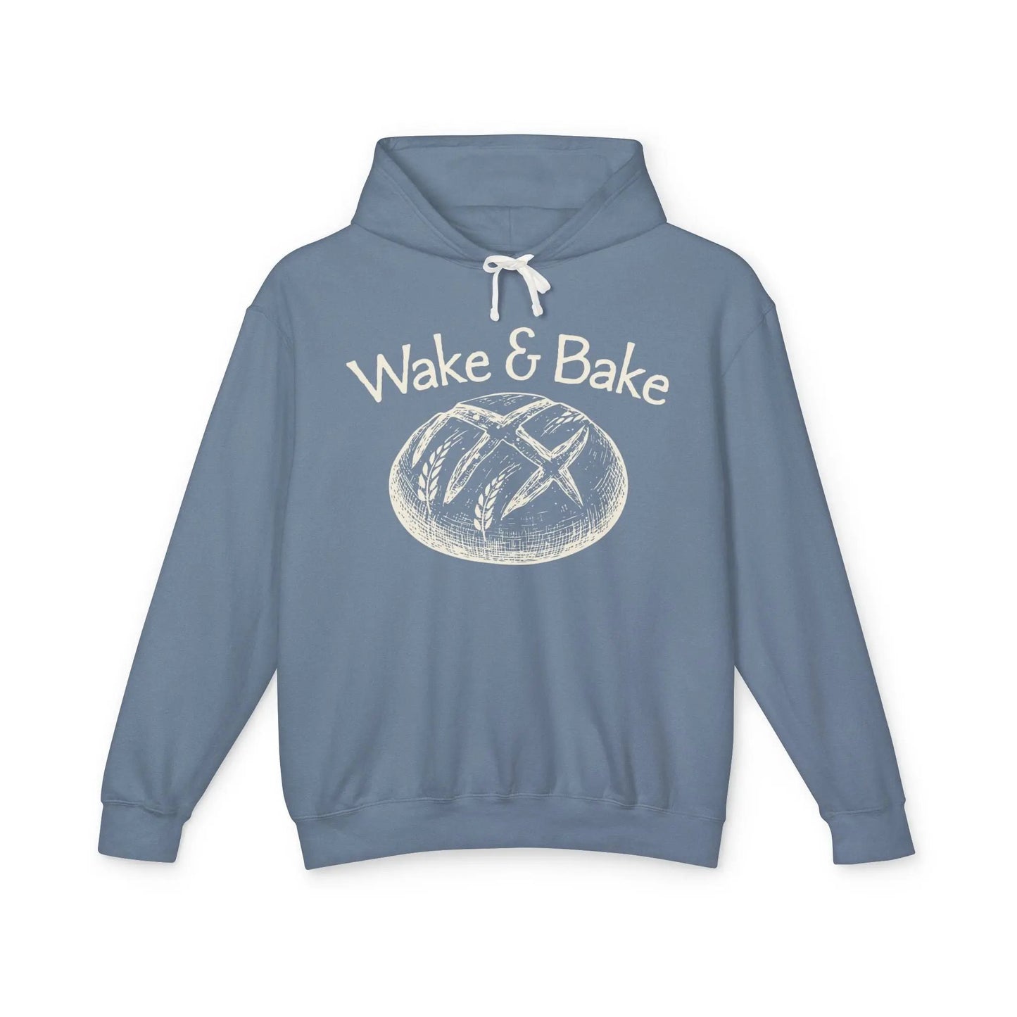 Wake and Bake Unisex Lightweight Hoodie Printify
