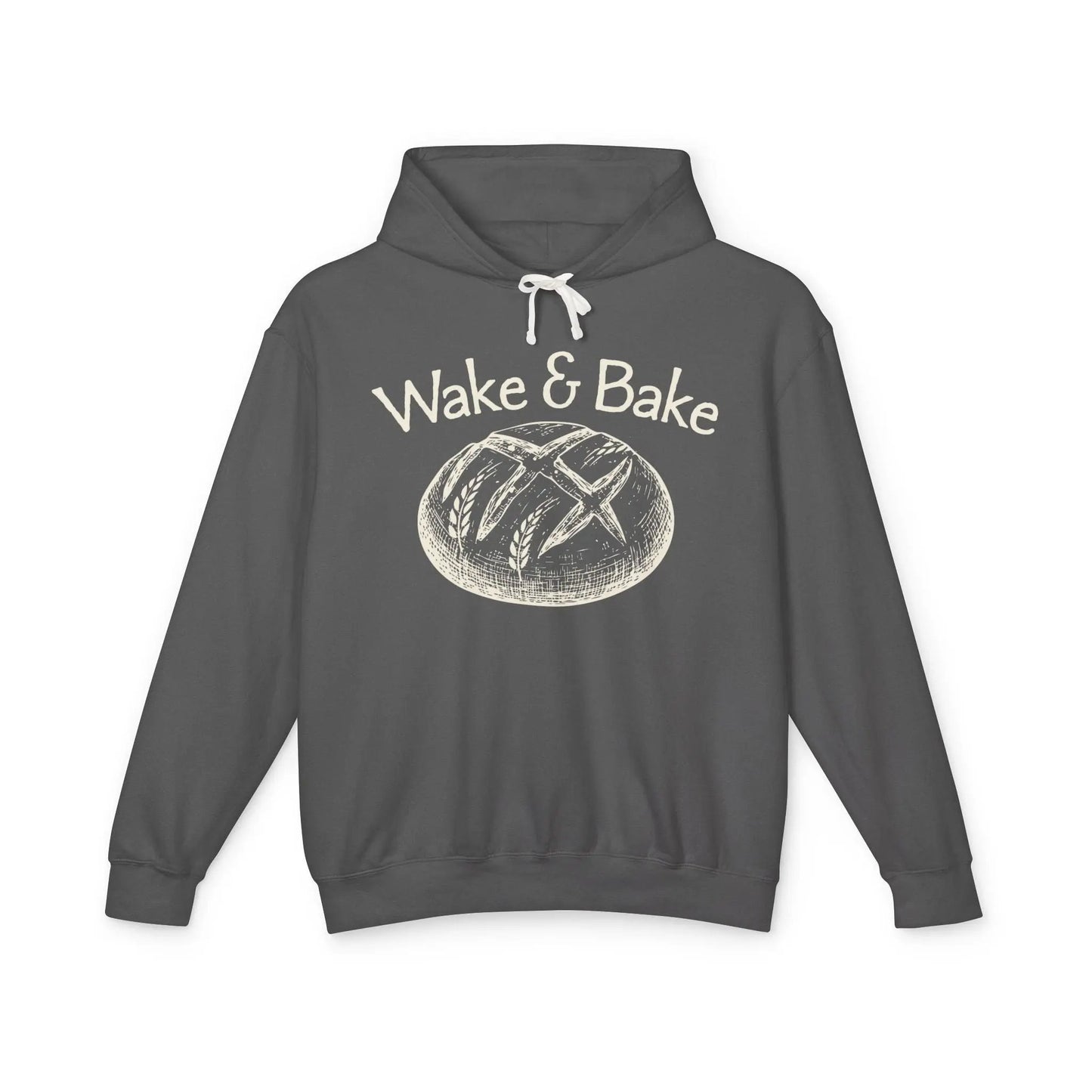 Wake and Bake Unisex Lightweight Hoodie Printify