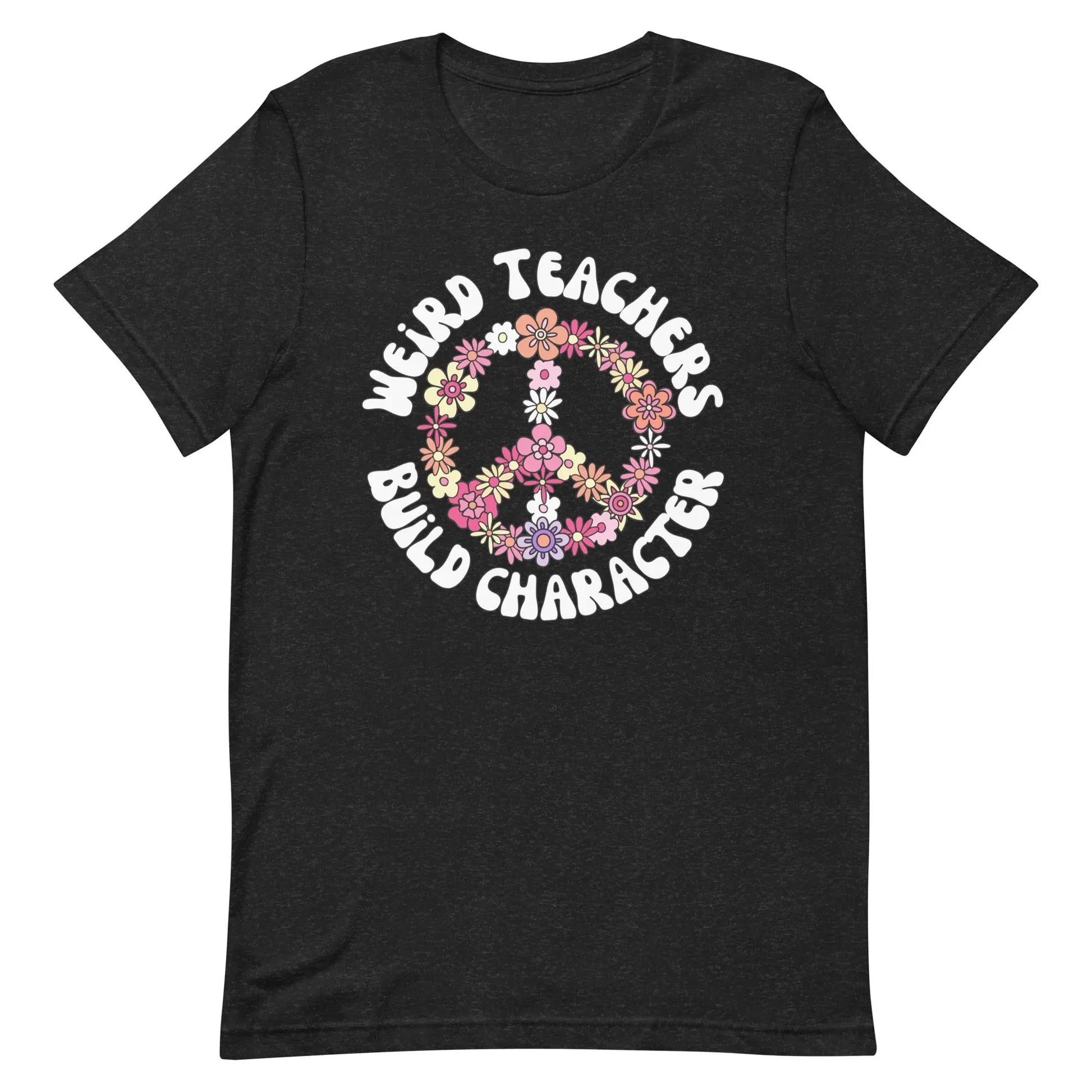 Weird Teachers Build Character t-shirt | Retro Teacher's Shirt Amazing Faith Designs