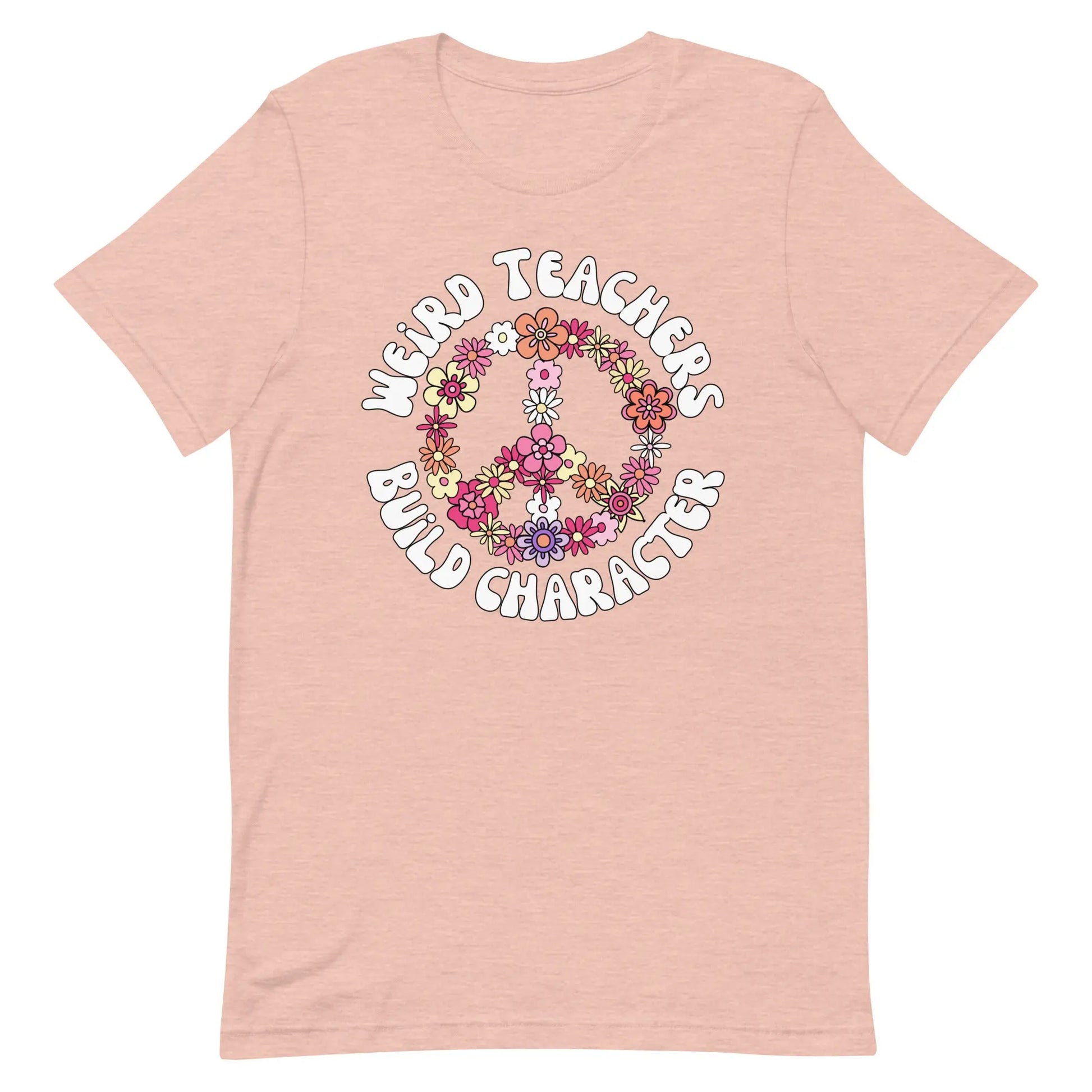 Weird Teachers Build Character t-shirt | Retro Teacher's Shirt Amazing Faith Designs