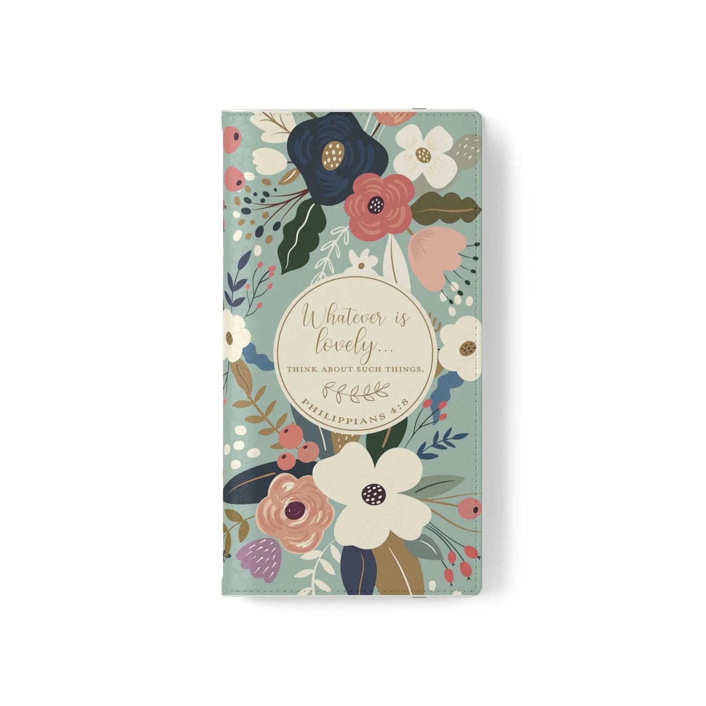 Whatever is Lovely Floral Flip Phone Case Printify