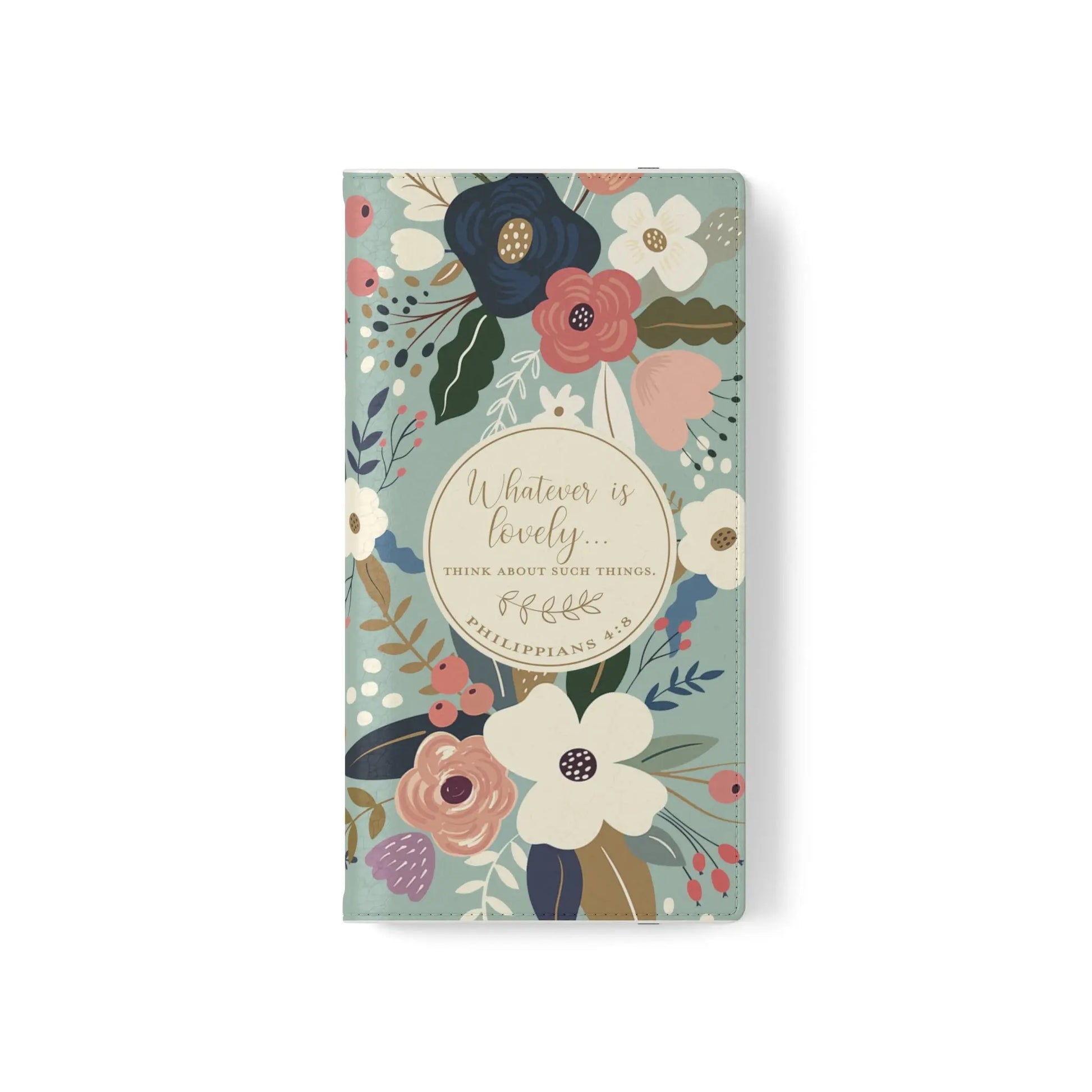 Whatever is Lovely Floral Flip Phone Case Printify