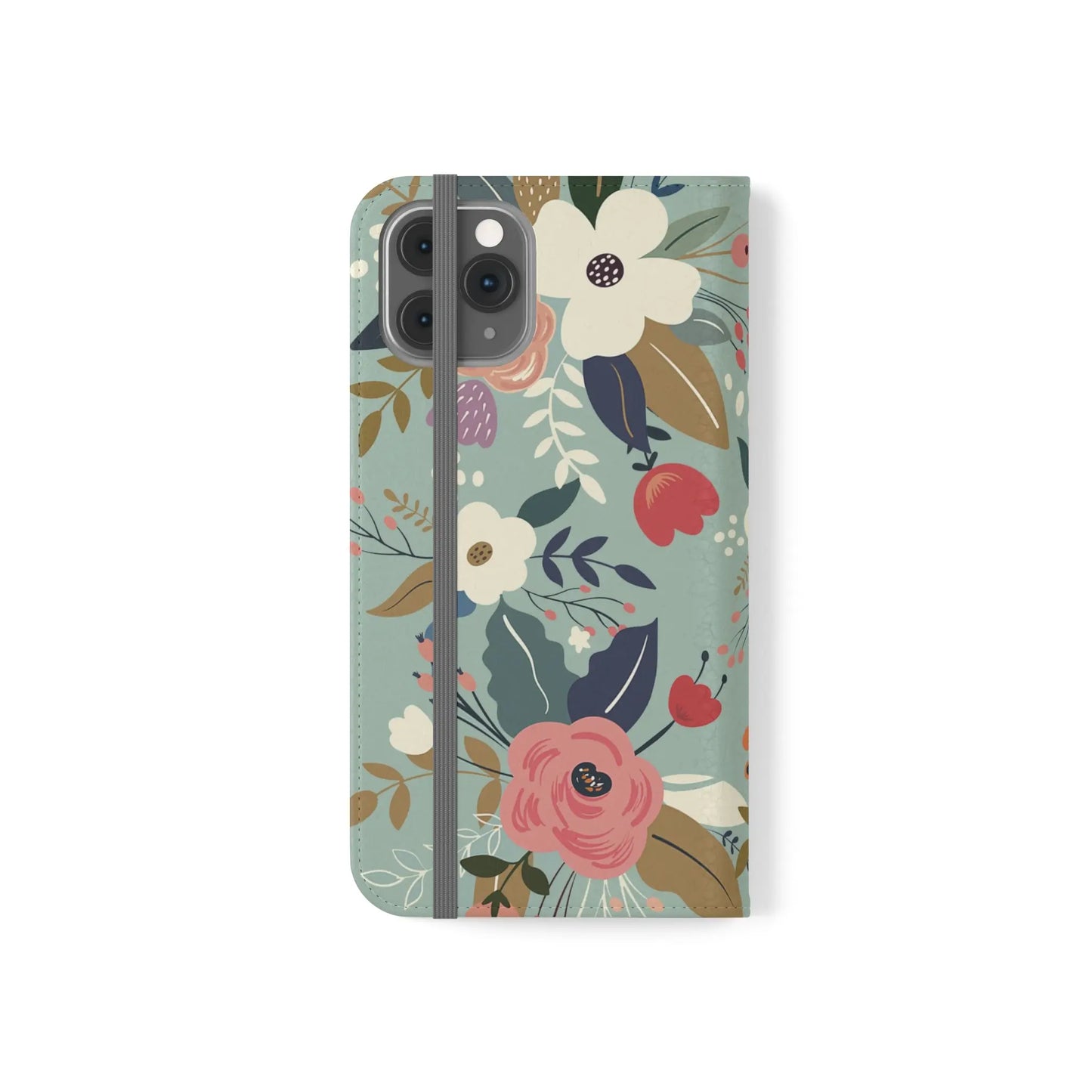 Whatever is Lovely Floral Flip Phone Case Printify
