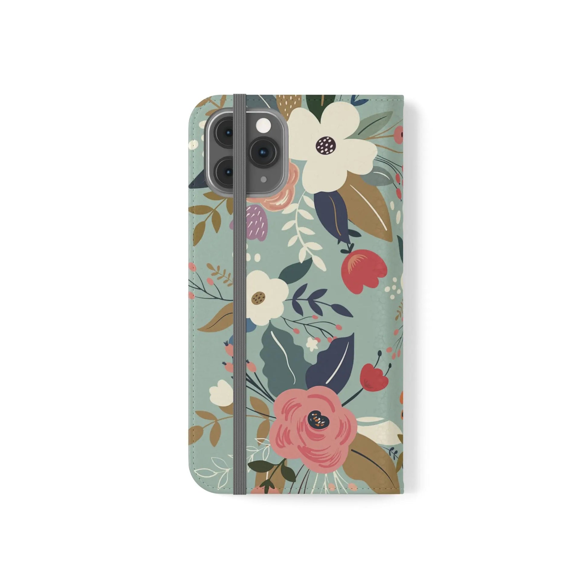 Whatever is Lovely Floral Flip Phone Case Printify
