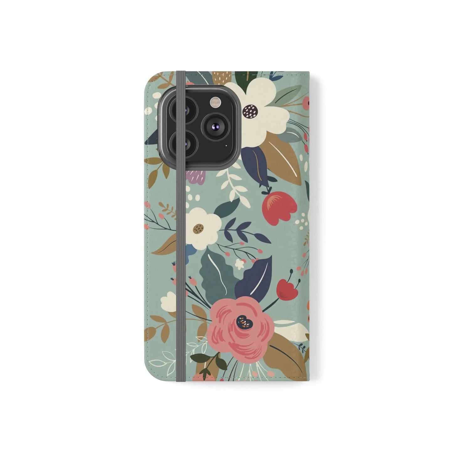 Whatever is Lovely Floral Flip Phone Case Printify