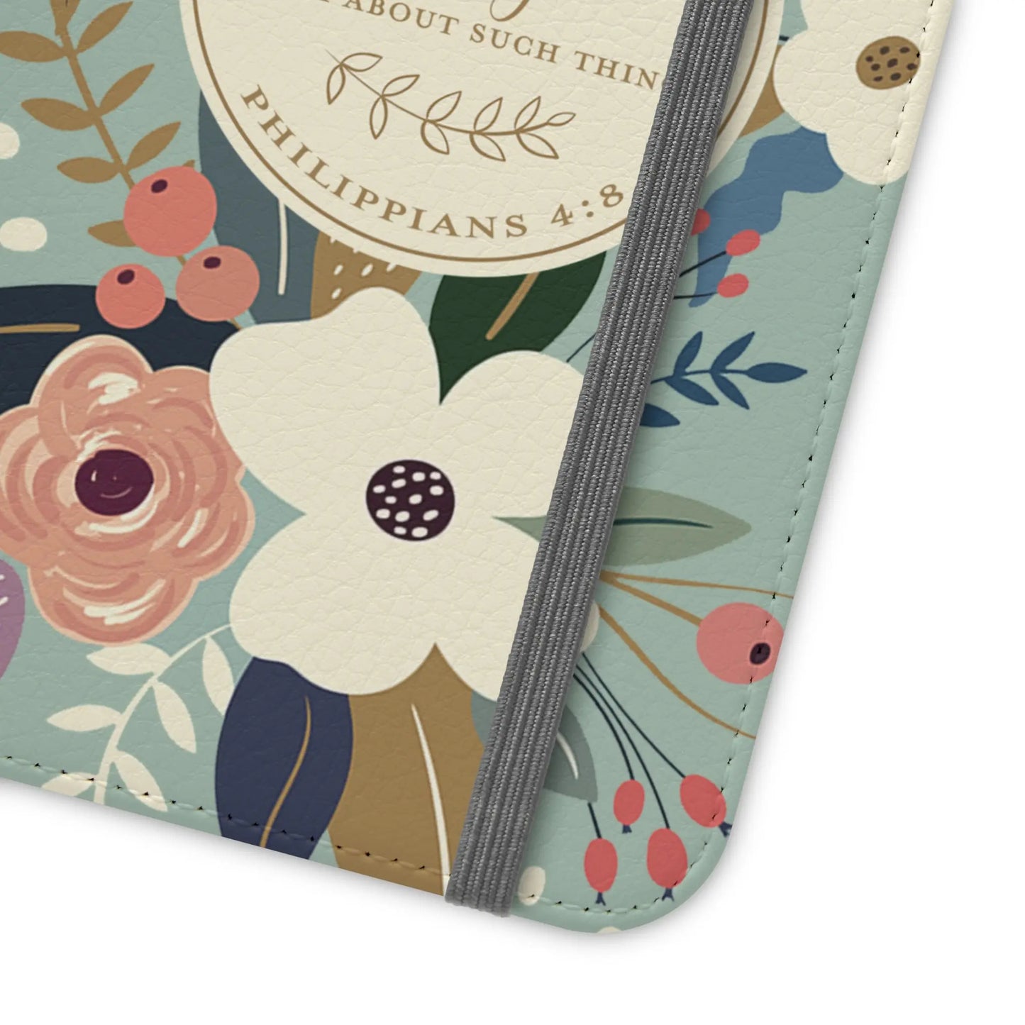 Whatever is Lovely Floral Flip Phone Case Printify