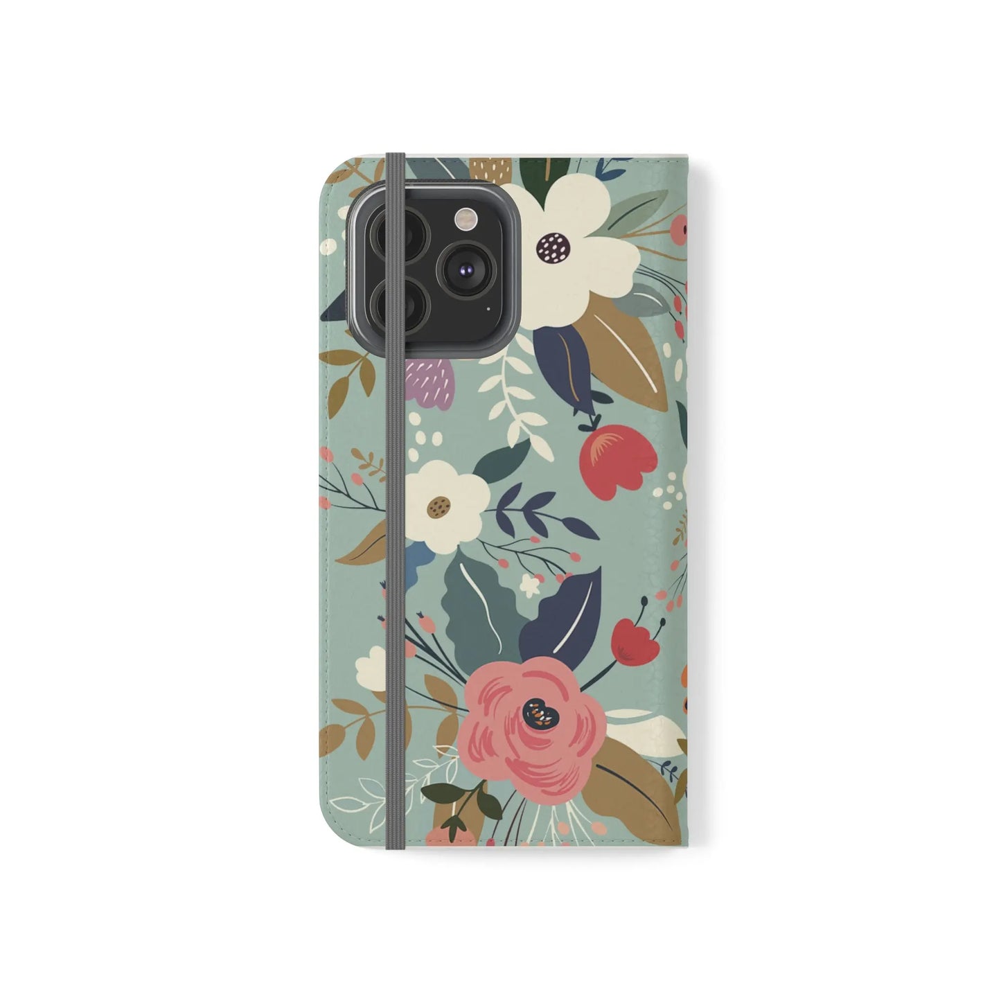 Whatever is Lovely Floral Flip Phone Case Printify