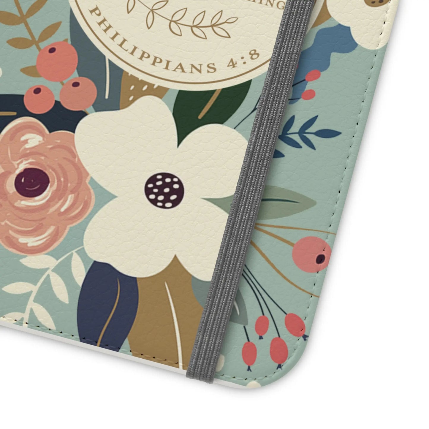 Whatever is Lovely Floral Flip Phone Case Printify