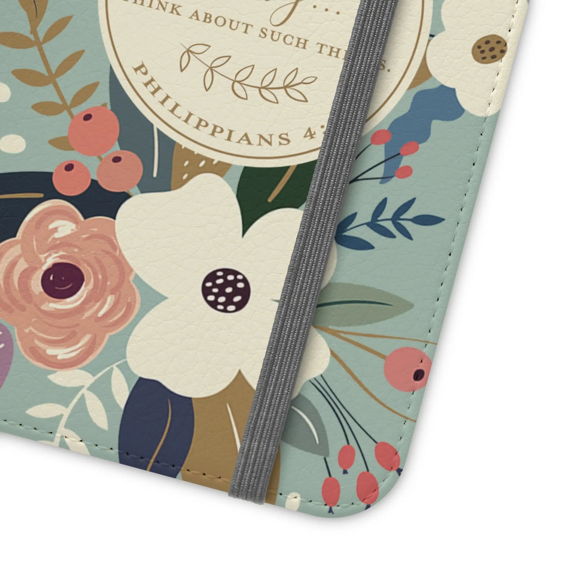 Whatever is Lovely Floral Flip Phone Case Printify