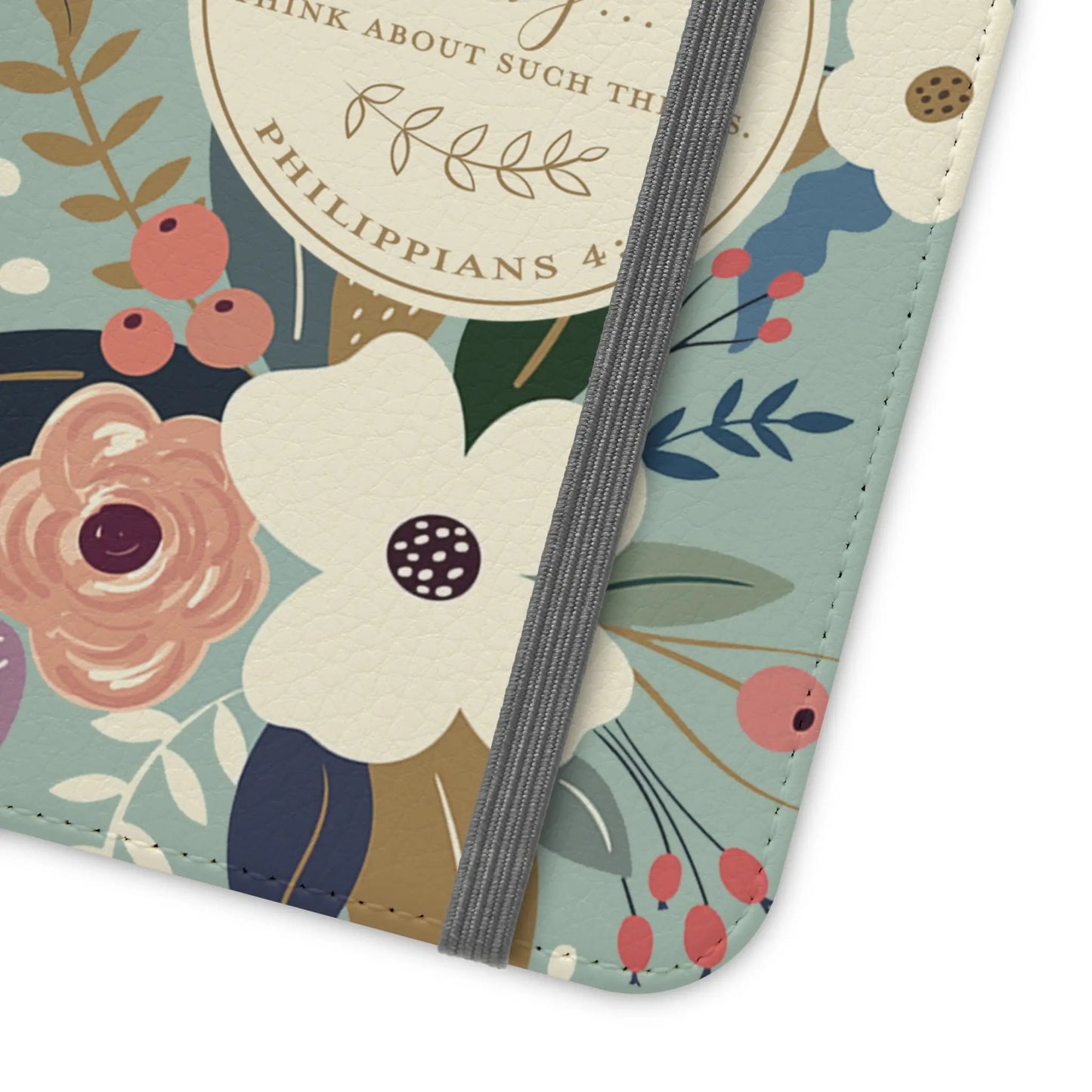 Whatever is Lovely Floral Flip Phone Case Printify
