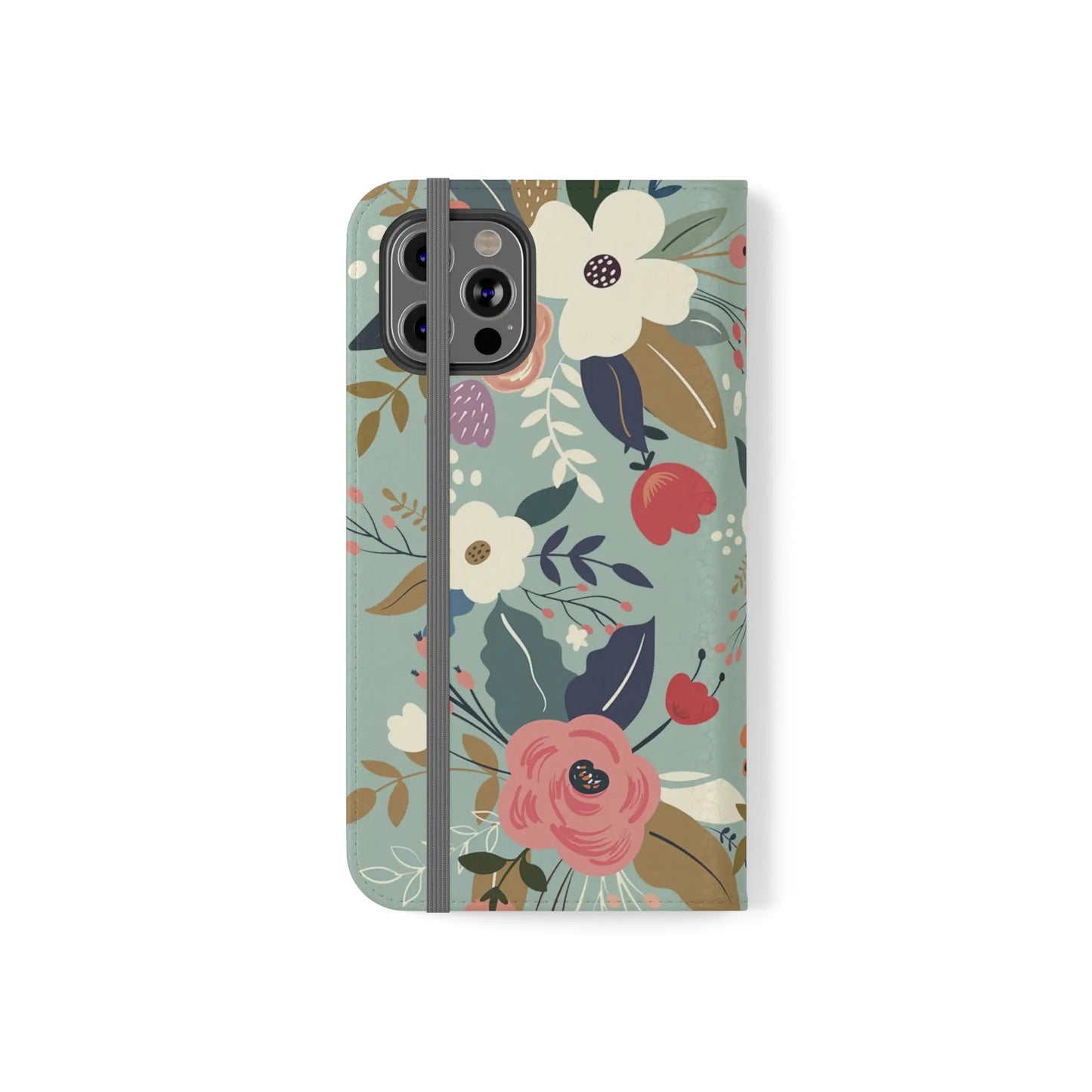 Whatever is Lovely Floral Flip Phone Case Printify