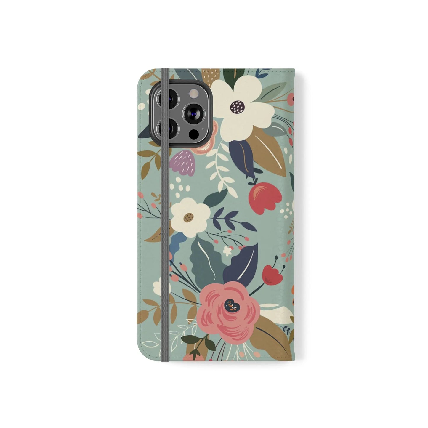 Whatever is Lovely Floral Flip Phone Case Printify