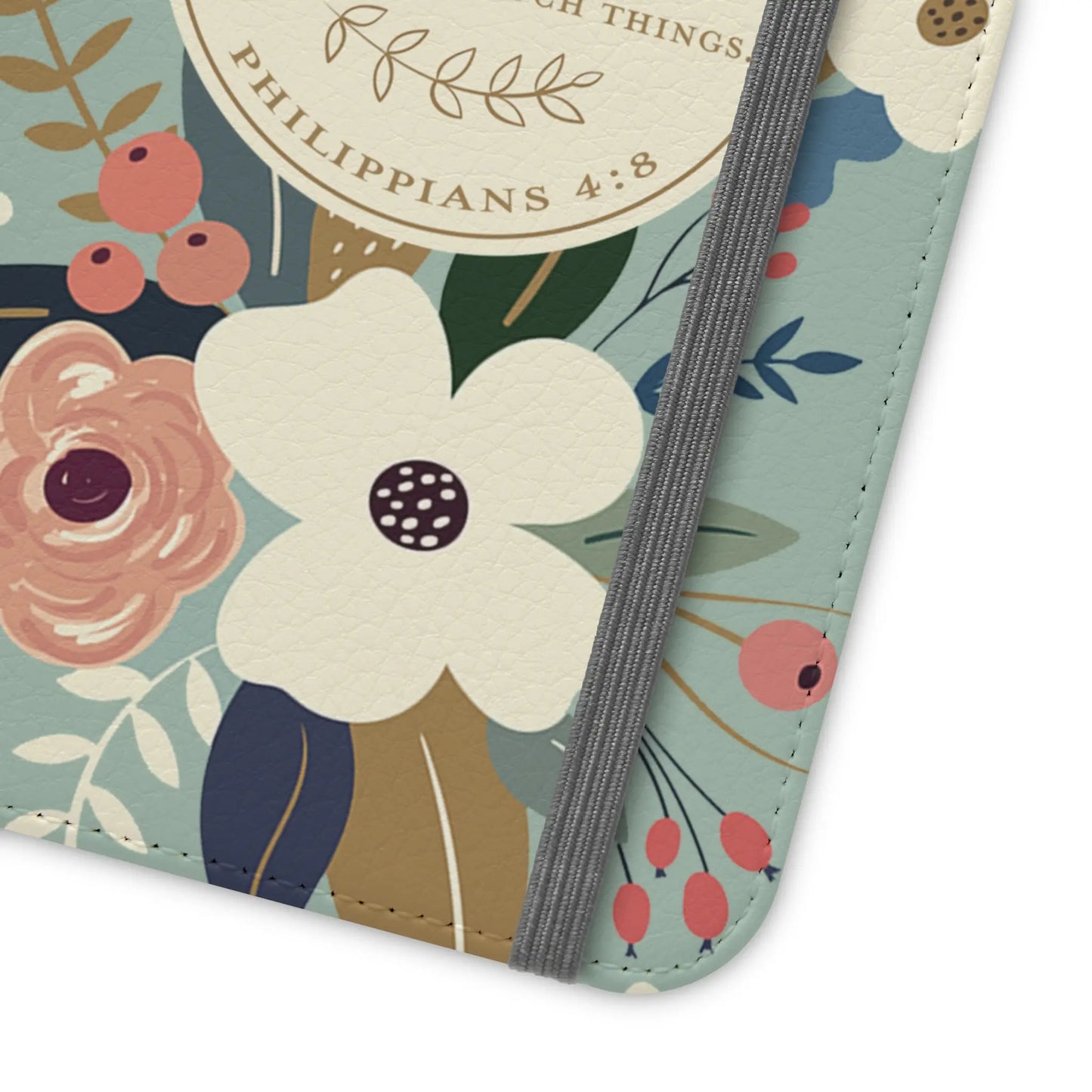 Whatever is Lovely Floral Flip Phone Case Printify
