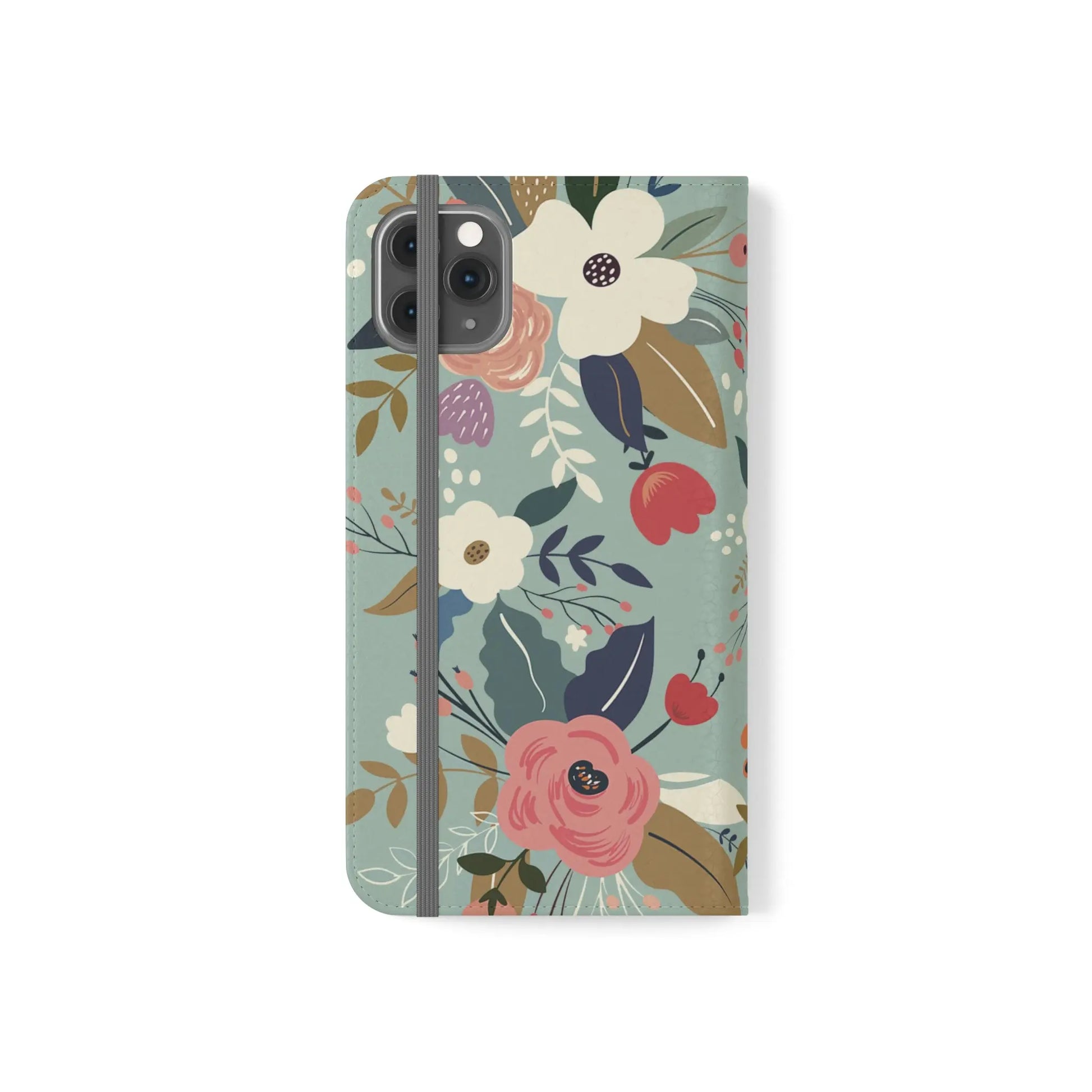 Whatever is Lovely Floral Flip Phone Case Printify