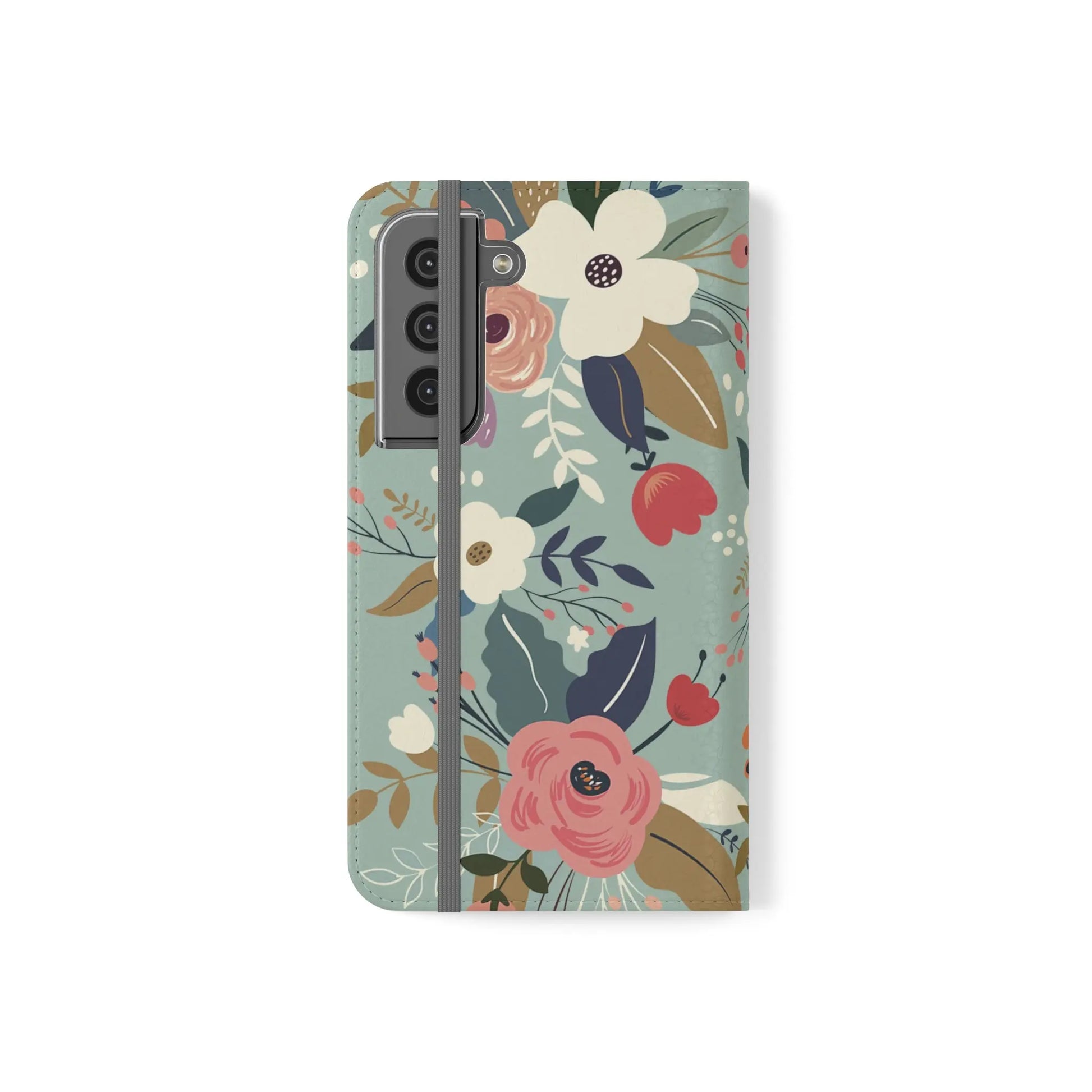 Whatever is Lovely Floral Flip Phone Case Printify