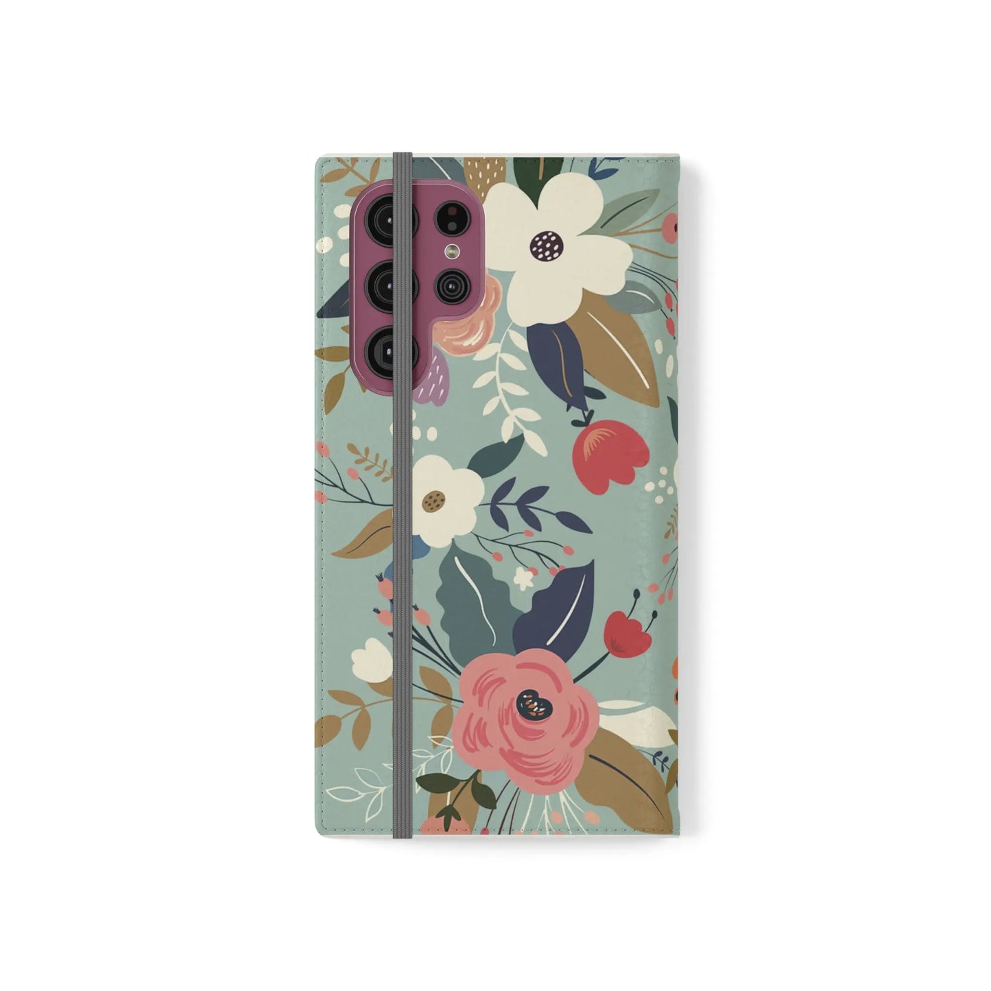 Whatever is Lovely Floral Flip Phone Case Printify